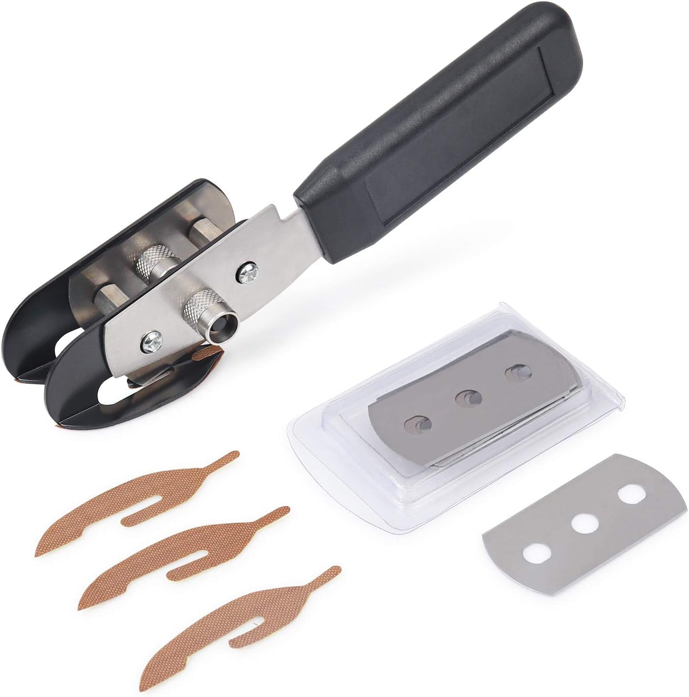 Replacement Blades for Bodyguard Vinyl Backing Cutter Knife, Stainless Steel, Pack of 50