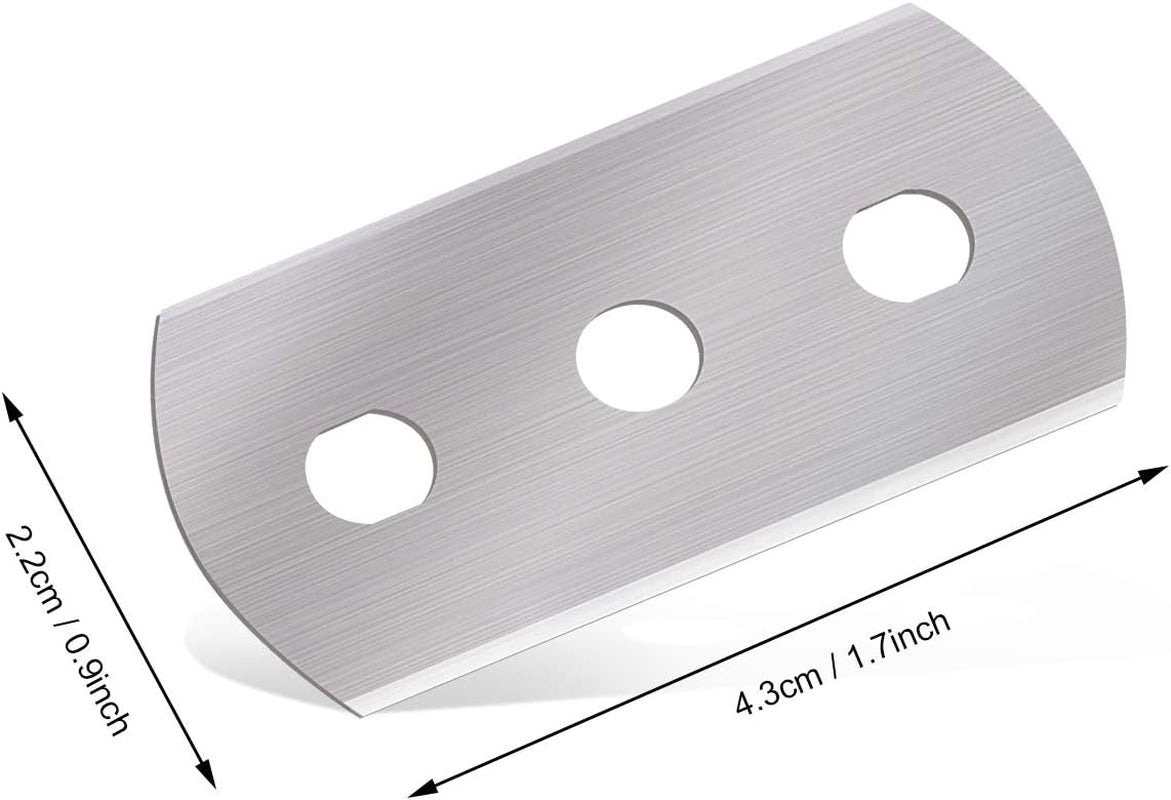 Replacement Blades for Bodyguard Vinyl Backing Cutter Knife, Stainless Steel, Pack of 50