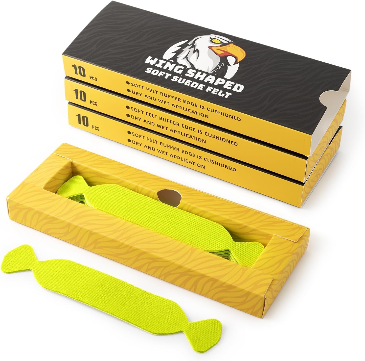 Vinyl Squeegee Buffer 30PCS Pre-Cut Felt for Window Tint Wet or Dry Vinyl/Ppf Application (Green)