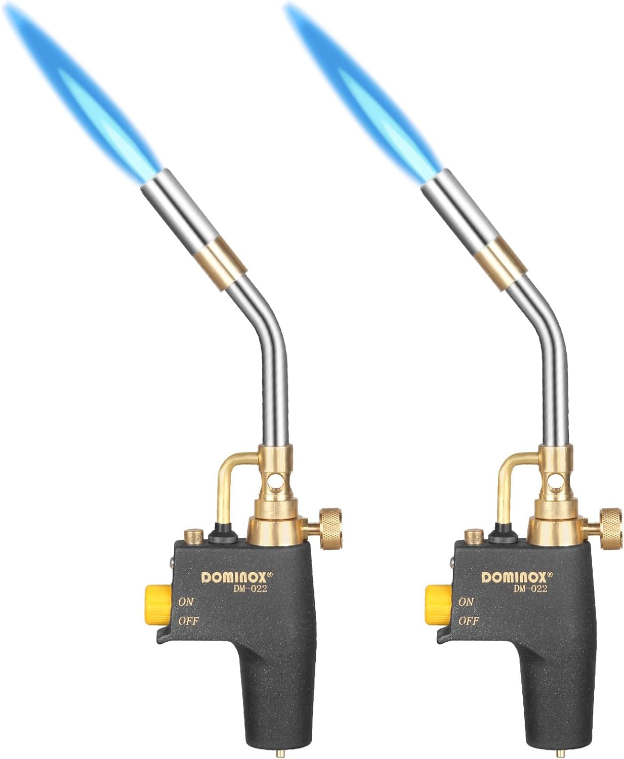 Propane Torch Head, High Intensity Torch Head Trigger Start Gas Torch, Map Gas Torch Kit for Propane, Map and Mapp Gas, Mapp Gas Torch for Soldering, Welding, Cooking (Not Included Gas Tank)